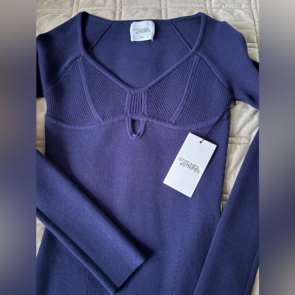 Revolve Stitches & Stripes Dress - Picture 3 of 4